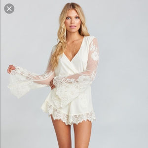 NWT Show Me Your Mumu Loretta Lace Romper  M